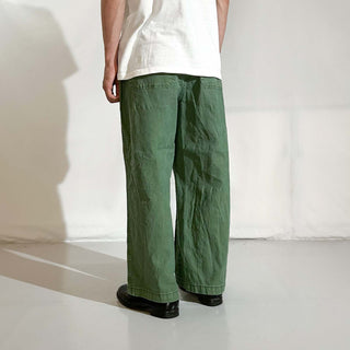 00's オリーブ ワイド ベイカー パンツ