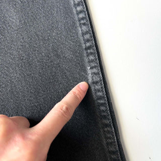 00's RUSTLER "1点物" ストレート ブラック デニム パンツ