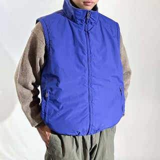 00's L.L.Bean 裏フリース ドローコード ナイロン シェル ベスト