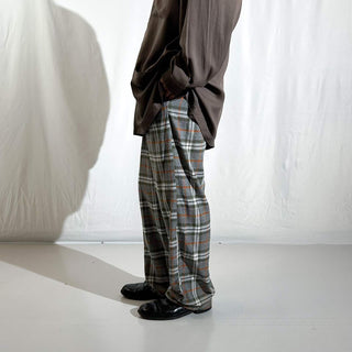 00's ANDREW SCOTT ドローコード マルチチェック パジャマ パンツ