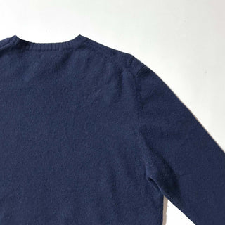 00's Brooks Brothers ネイビー ラムウール ニット セーター