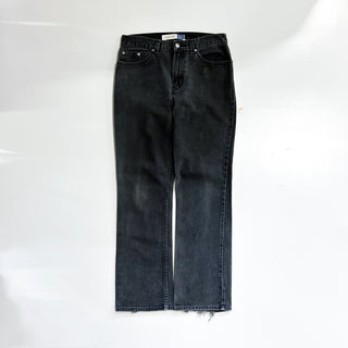 00's GAP "boot cut" ブラックデニム フレア パンツ
