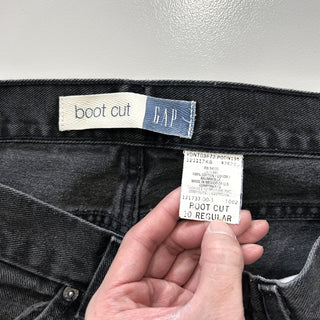 00's GAP "boot cut" ブラックデニム フレア パンツ