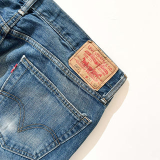 00's Levi's 550 "STRAIGHT FIT" ペンキ ボロ デニム パンツ