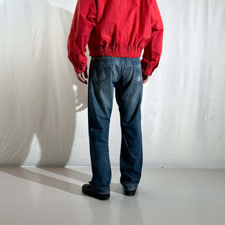 00's Levi's 550 "STRAIGHT FIT" ペンキ ボロ デニム パンツ