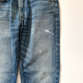 00's Levi's 550 "STRAIGHT FIT" ペンキ ボロ デニム パンツ