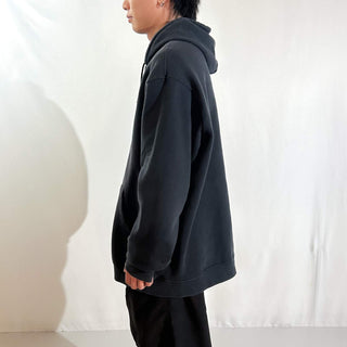 00's NIKE ブラック センターロゴ スウェット パーカ