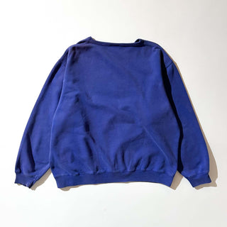 00's RALPH LAUREN POLO JEANS COMPANY "極太アーム" フェード ブランドネーム スウェット シャツ