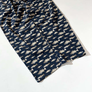 00's St. John's Bay ドローコード 総柄 魚 パジャマ パンツ