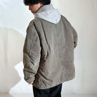 00's "made in USA" Carhartt 裏キルティング フェード ボロ ダック トラディショナルコート ジャケット