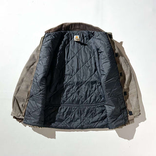 00's "made in USA" Carhartt 裏キルティング フェード ボロ ダック トラディショナルコート ジャケット