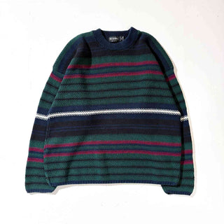 90's "MADE IN USA" SCANDIA ボーダー コットン ニット