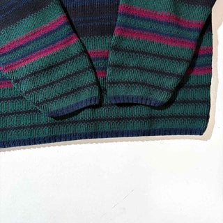 90's "MADE IN USA" SCANDIA ボーダー コットン ニット