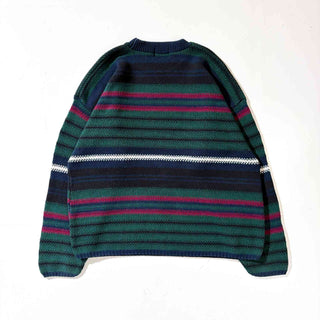 90's "MADE IN USA" SCANDIA ボーダー コットン ニット