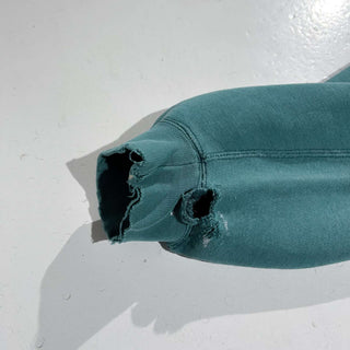 90's～00's NOTRE DAME ヘビーコットン フェード ボロ スウェットシャツ