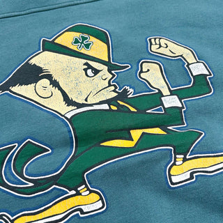 90's～00's NOTRE DAME ヘビーコットン フェード ボロ スウェットシャツ