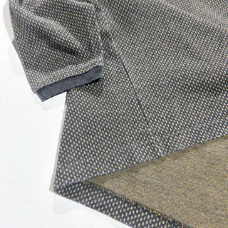 90's PERRY ELLIS 総柄 ニット L/Sポロシャツ