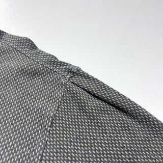 90's PERRY ELLIS 総柄 ニット L/Sポロシャツ