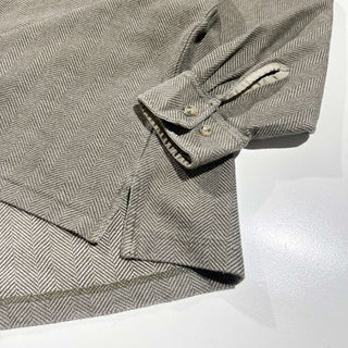 00's L.L.Bean ヘリンボーン L/S ポロシャツ