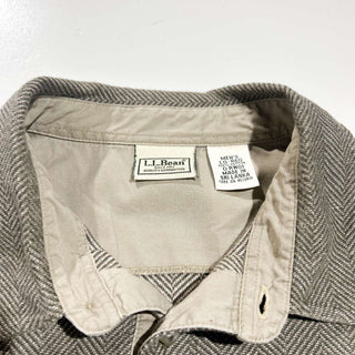 00's L.L.Bean ヘリンボーン L/S ポロシャツ