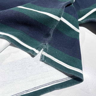 90's～ Solstice ピケ ボーダー L/S ポロシャツ