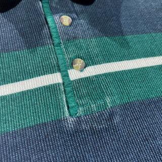 90's～ Solstice ピケ ボーダー L/S ポロシャツ