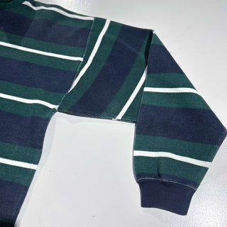 90's～ Solstice ピケ ボーダー L/S ポロシャツ