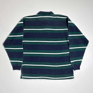 90's～ Solstice ピケ ボーダー L/S ポロシャツ