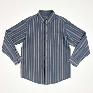 CRAZY HORSE 織柄 ストライプ L/S シャツ