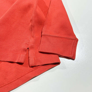 Ralph Lauren ハーフジップ コットンニットセーター(オレンジ)