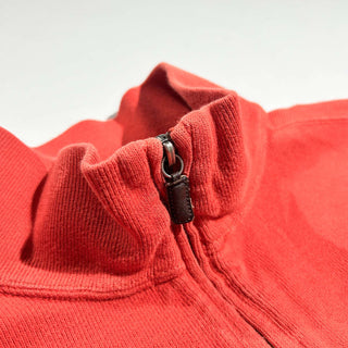 Ralph Lauren ハーフジップ コットンニットセーター(オレンジ)