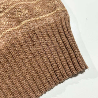 Ralph Lauren コットン×カシミア ネイティブパターン ニットベスト