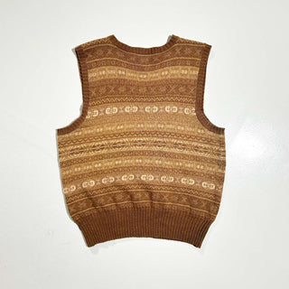 Ralph Lauren コットン×カシミア ネイティブパターン ニットベスト