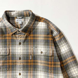 Carhartt オンブレチェック ヘビーネルシャツ