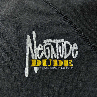 90's "made in USA" Lee NEGATUDE 「don't know don't care」アート スウェットシャツ