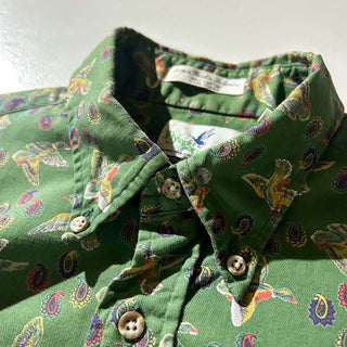 70's～80's "made in USA" Flying Scotsman アニマル柄×ペイズリー柄 L/S シャツ