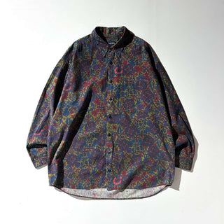80's GENERRA COLLECTION 総柄 L/S シャツ