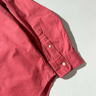 OLD RALPH LAUREN "CLASSIC FIT" ボタンダウン L/Sシャツ(レッド)