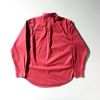 OLD RALPH LAUREN "CLASSIC FIT" ボタンダウン L/Sシャツ(レッド)
