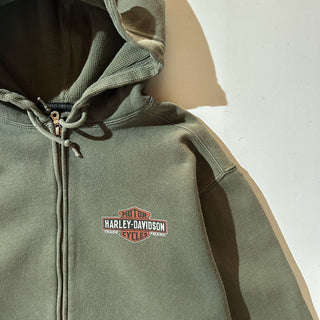Harley Davidson フェード フルジップ フーディー