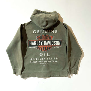 Harley Davidson フェード フルジップ フーディー