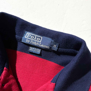 90's Ralph Lauren ボーダー L/S ポロシャツ