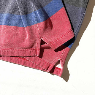 90's OLD GAP 鹿の子 ハーフジップ ボーダー カットソー