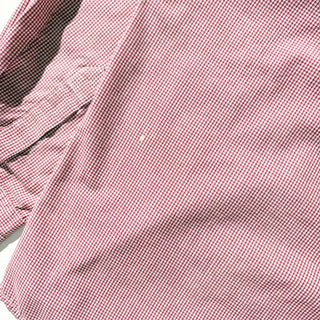 Chaps ralph lauren "easy care" ボタンダウン チェック L/Sシャツ(レッド)