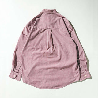 Chaps ralph lauren "easy care" ボタンダウン チェック L/Sシャツ(レッド)