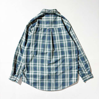 Chaps ralph lauren "easy care" ボタンダウン チェック L/Sシャツ(グリーン)