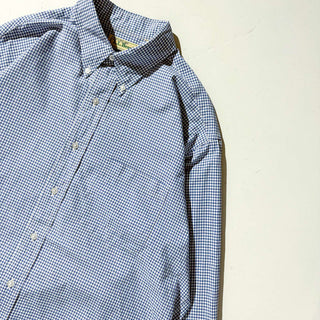 90's L.L.Bean ボタンダウン ギンガムチェック L/Sシャツ