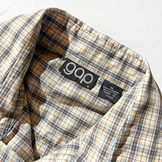 ～80's OLD GAP コットン×ポリエステル チェック L/S シャツ