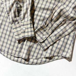 ～80's OLD GAP コットン×ポリエステル チェック L/S シャツ