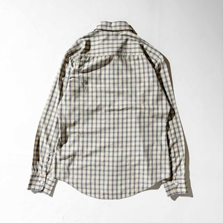 ～80's OLD GAP コットン×ポリエステル チェック L/S シャツ